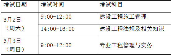 2018年福建二級建造師考試時間