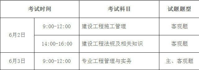 廣東二建考試時間